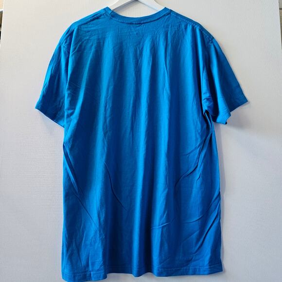 Neff Men's Short Sleeve Graphic Blue Shirt XL - Picture 3 of 8